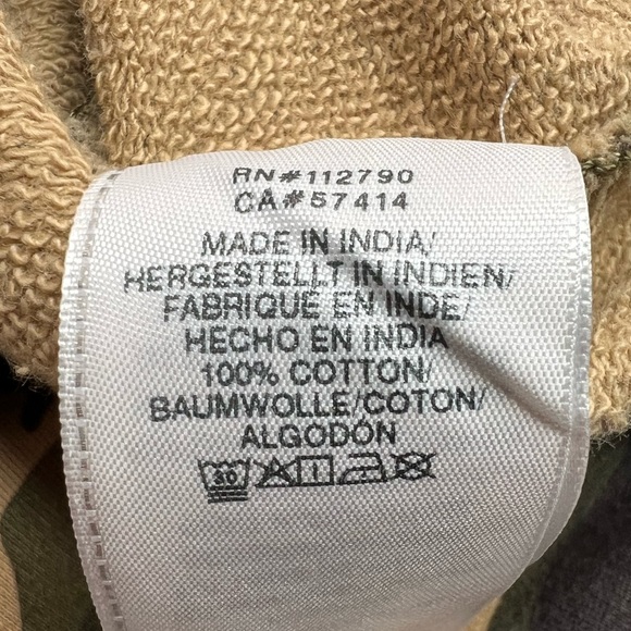 🎯True Religion Camo Zip Hoodie Size Large - Picture 11 of 12